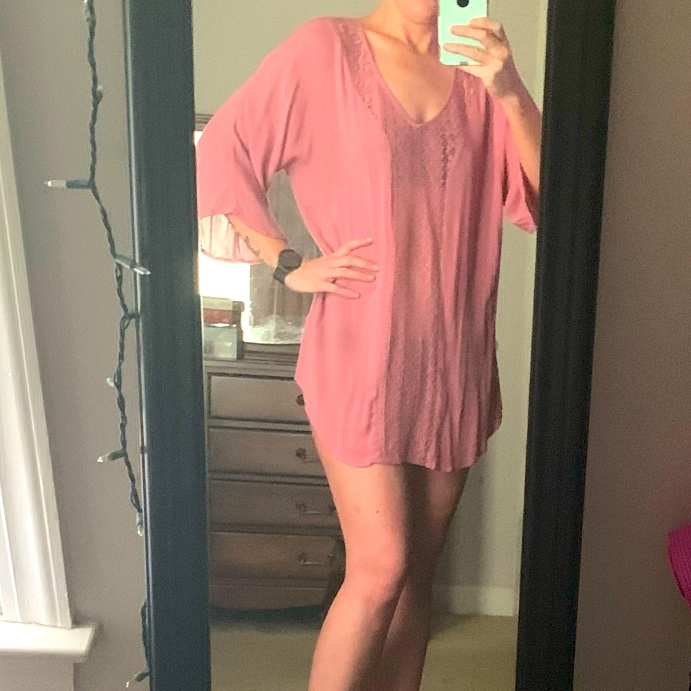 ONeill Beach Coverup, Dusty Rose, Size Small. NWOT.